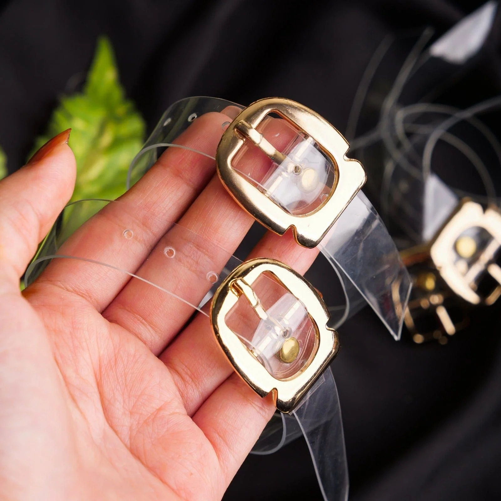 Pair Of Transparent Ankle Straps - Image 4