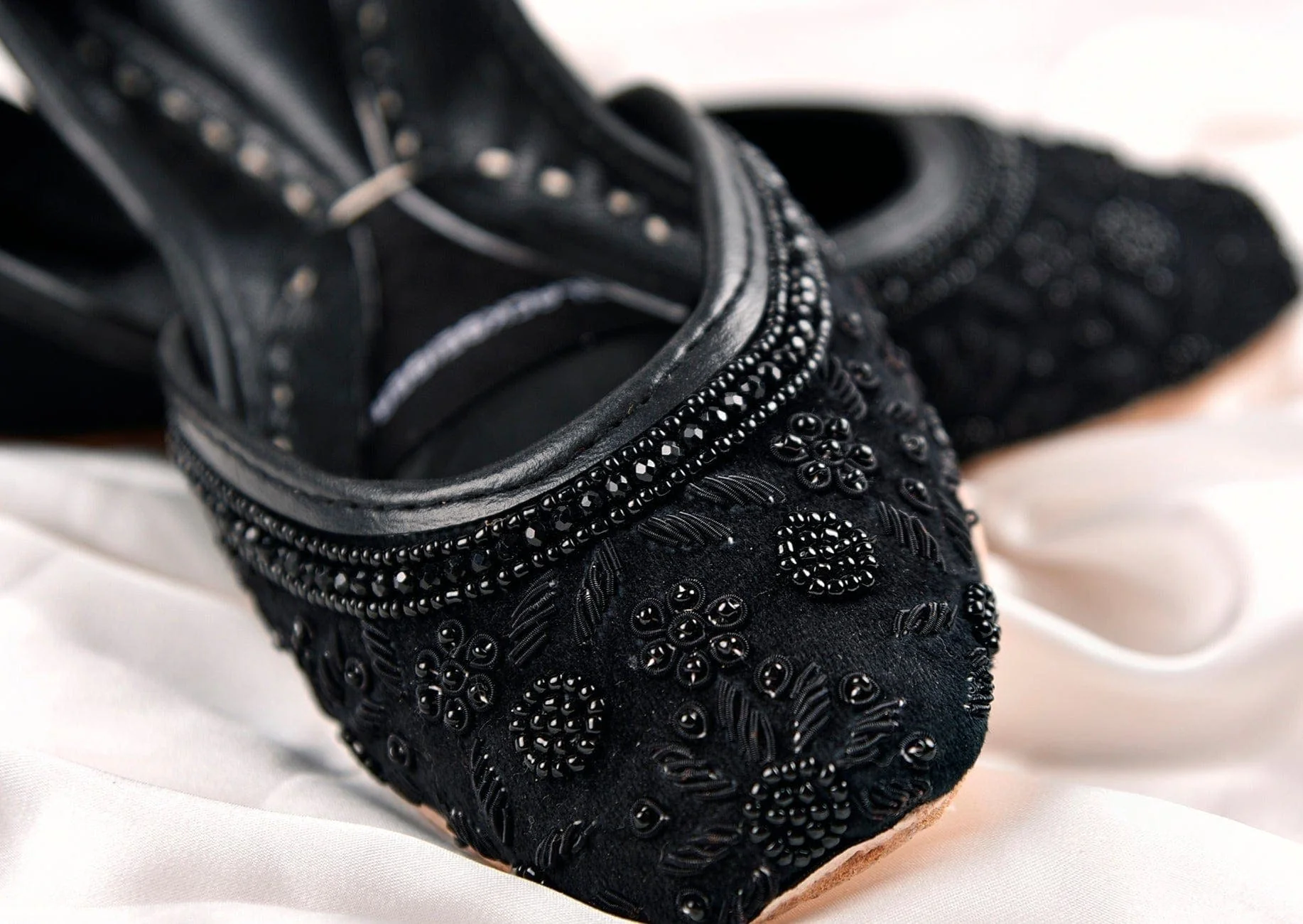 Blackish Khussa (black) - (No Return/Exchange) - Image 3