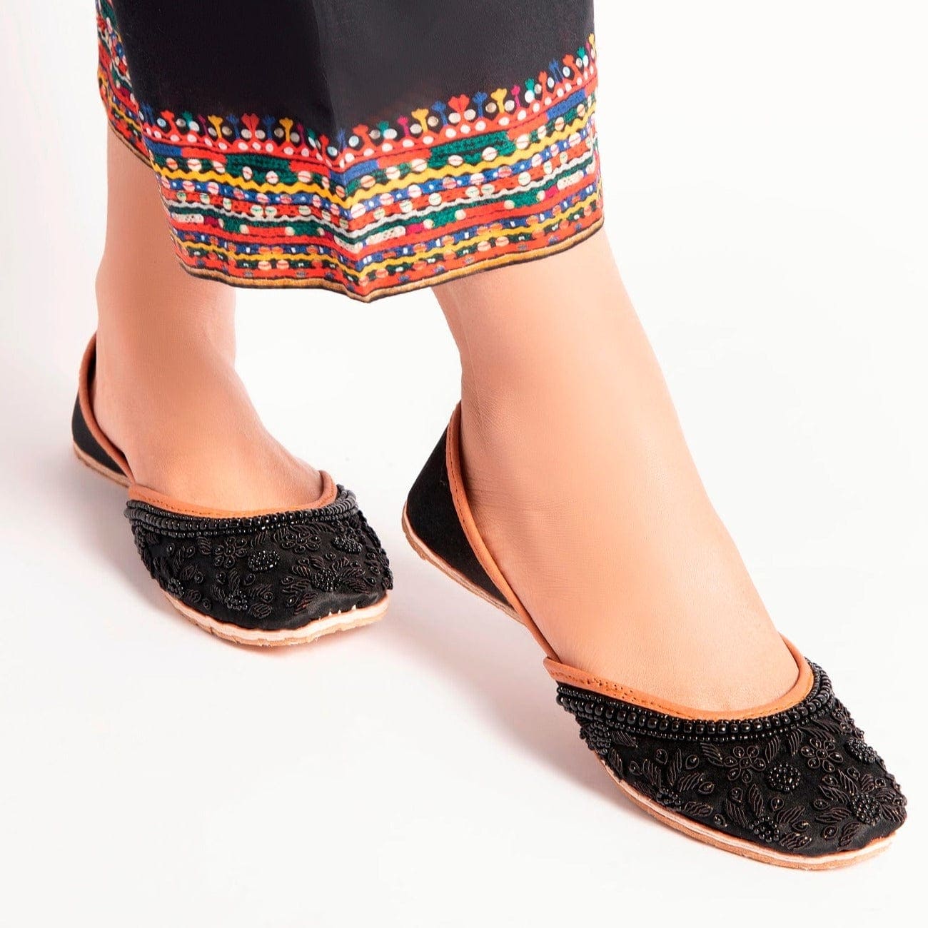 Blackish Khussa (black) - (No Return/Exchange) - Image 4