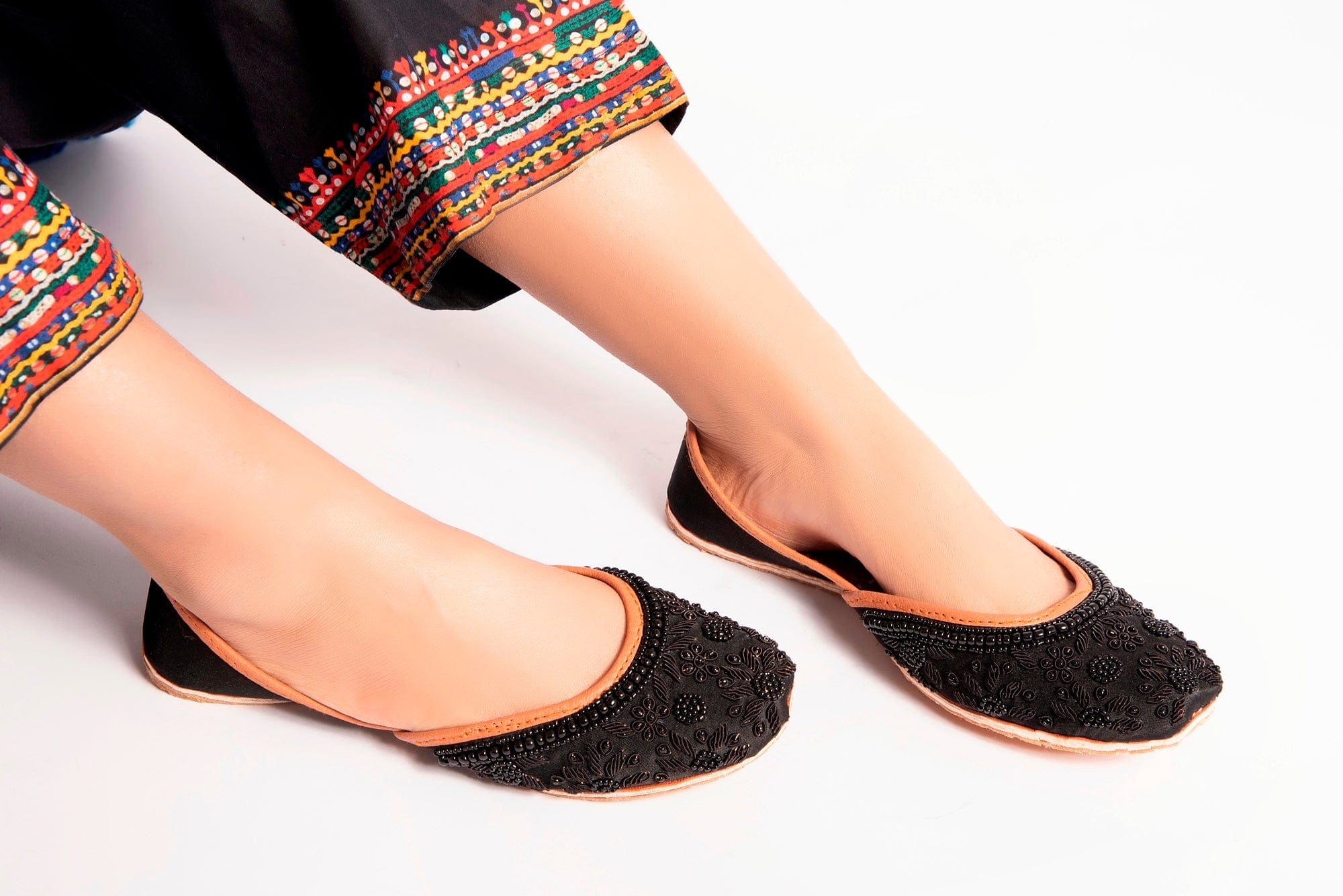 Blackish Khussa (black) - (No Return/Exchange) - Image 7