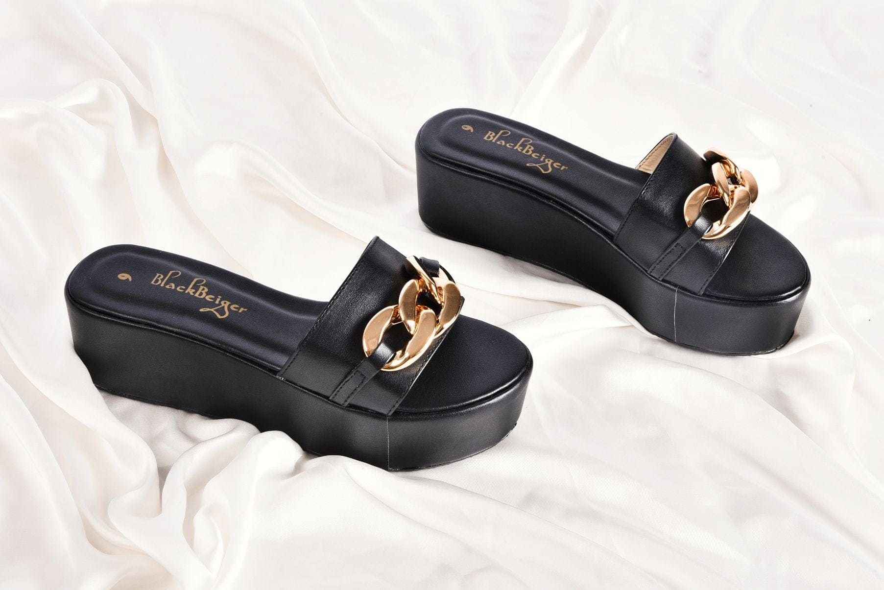 WEDGES - BLACK - (No Return/Exchange) - Image 6